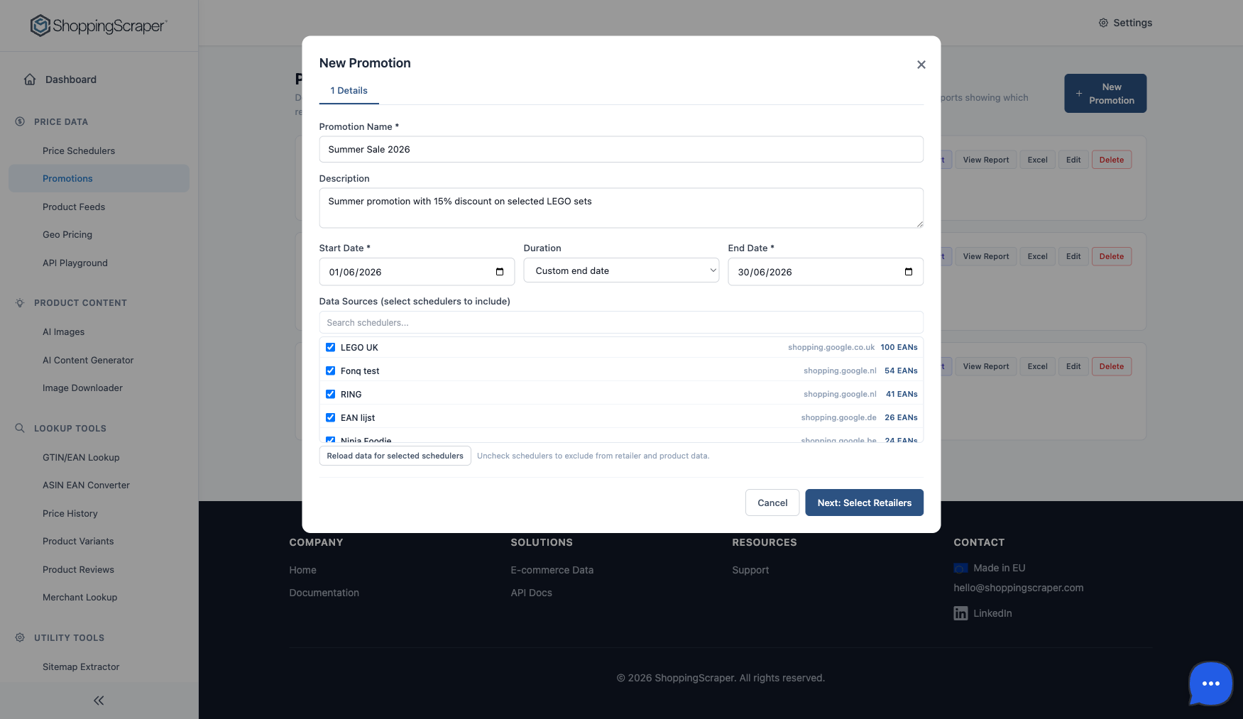 Promotion Wizard - Details